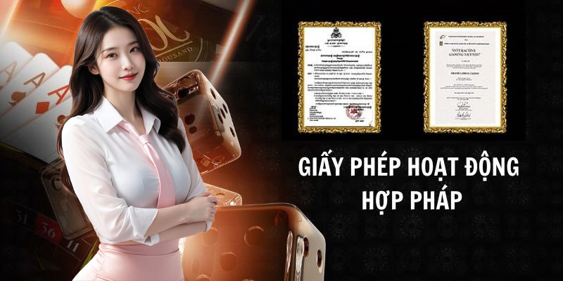 Giấy phép khẳng định dịch vụ giải trí hợp pháp